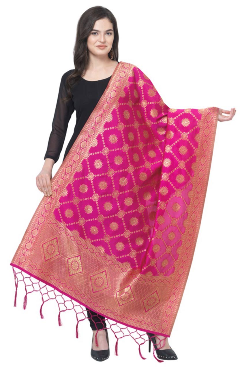 Silk Jacquard Dupatta Manufacturer Silk Jacquard Dupatta Manufacturer
